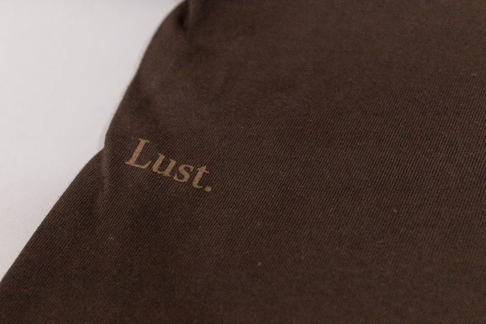 AntiPillTreatment SnagProof Lust Brand Tee 'Brown'