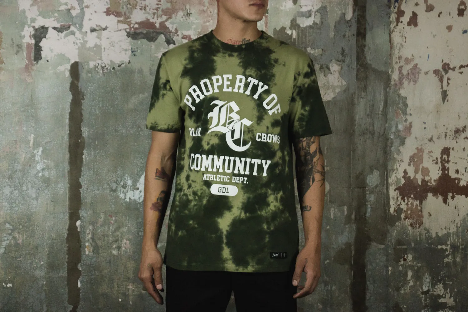 Multipurpose Design Breathable Knit Fabric Lust Brand Tee Gdl Bcc Tie-Dye