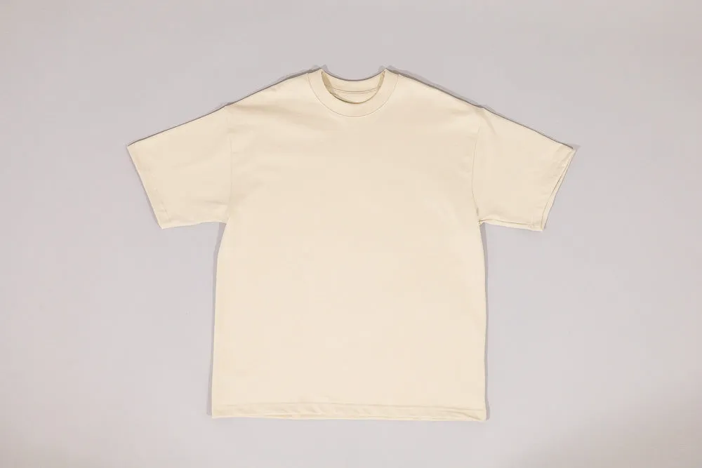Lust Brand Tee 'Khaki' Ribbed Hemline