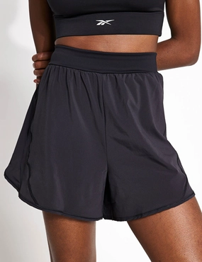 Lux Woven Short - Black Neat Look Stretch Comfort