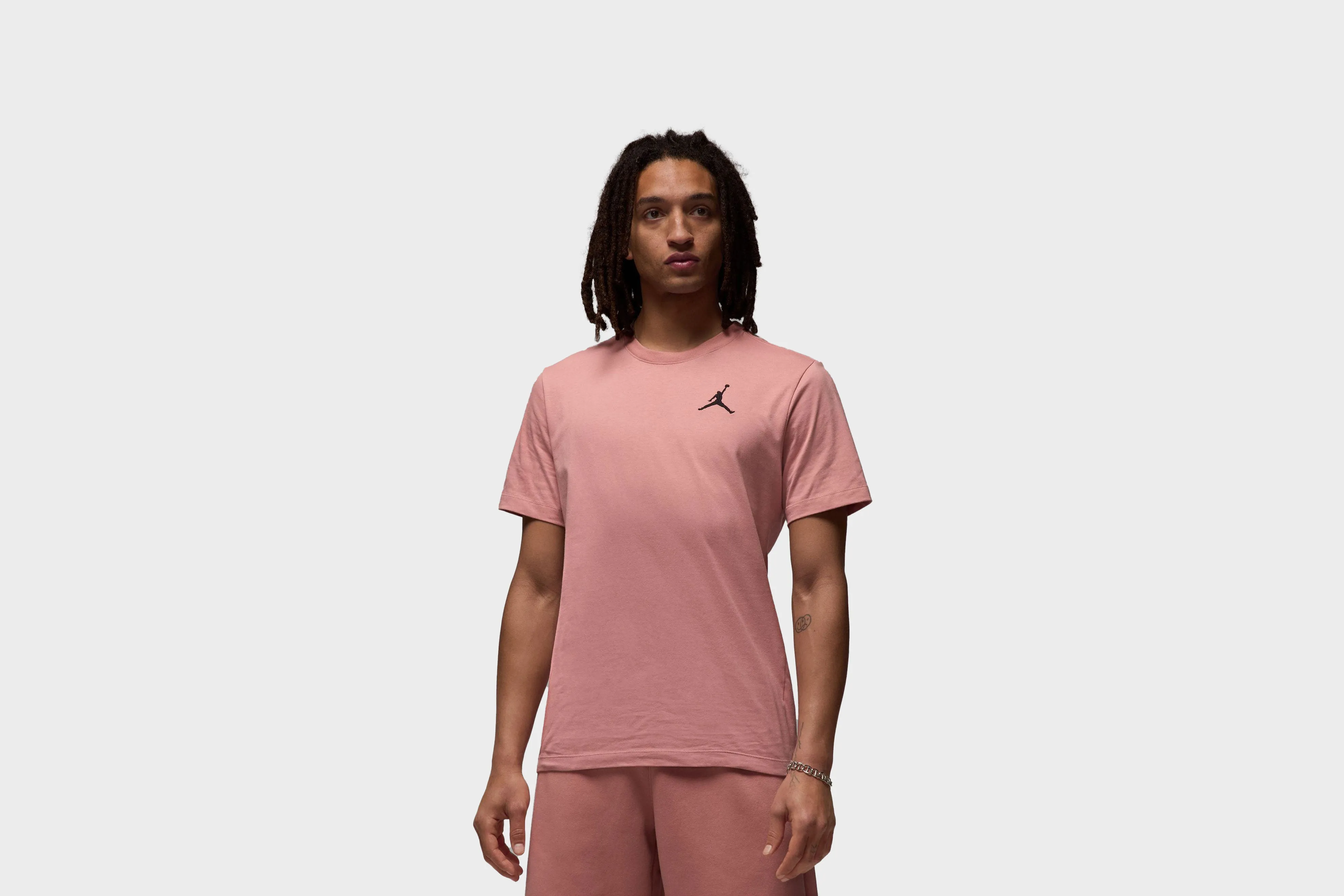 African Bold Jordan Jumpman T-Shirt (Rust Pink/Black)