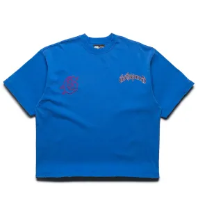 Godspeed New York GSPD Run Club Tee - Royal Off the shoulder Striped style