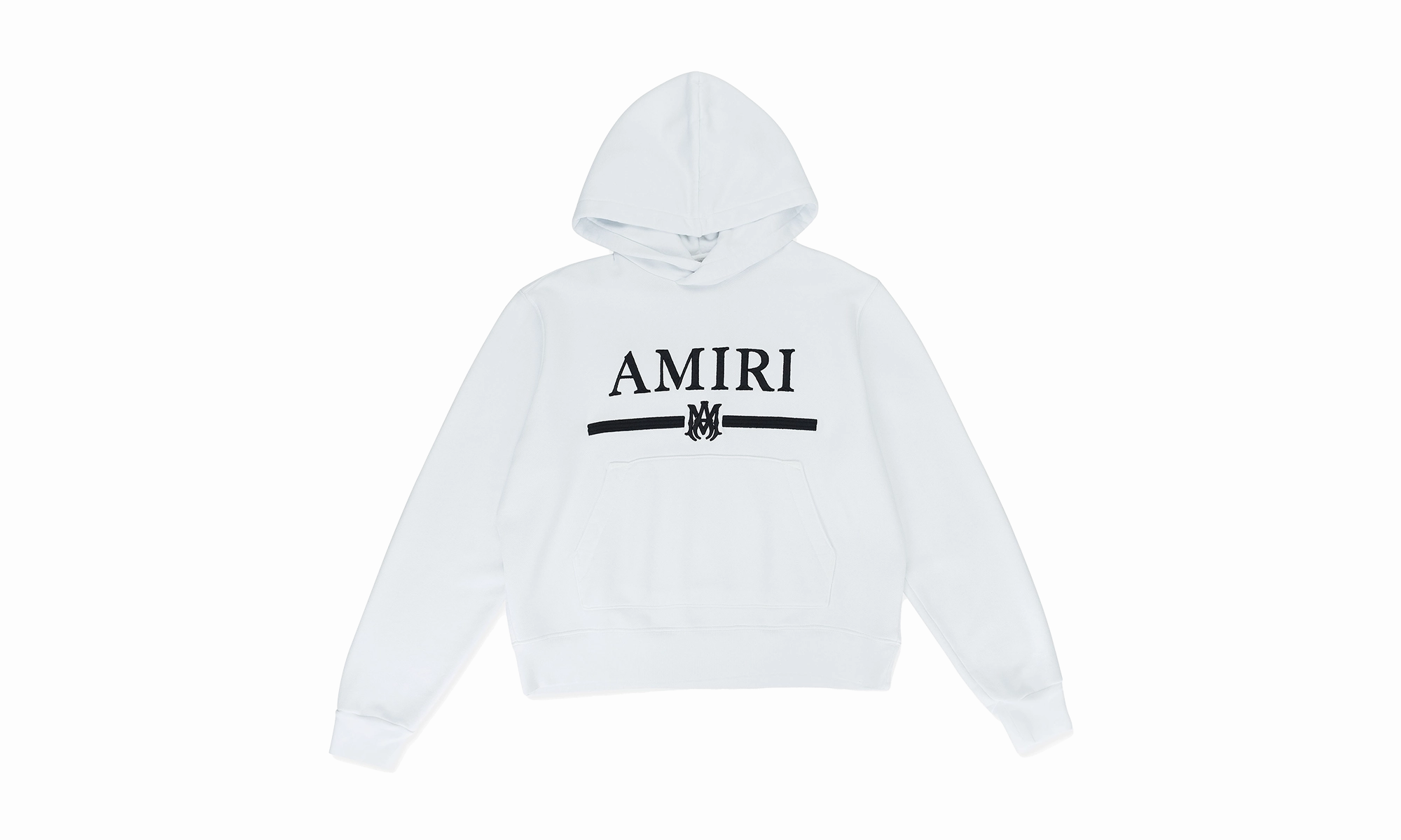 MA BAR EMBROIDERY HOODIE "White"