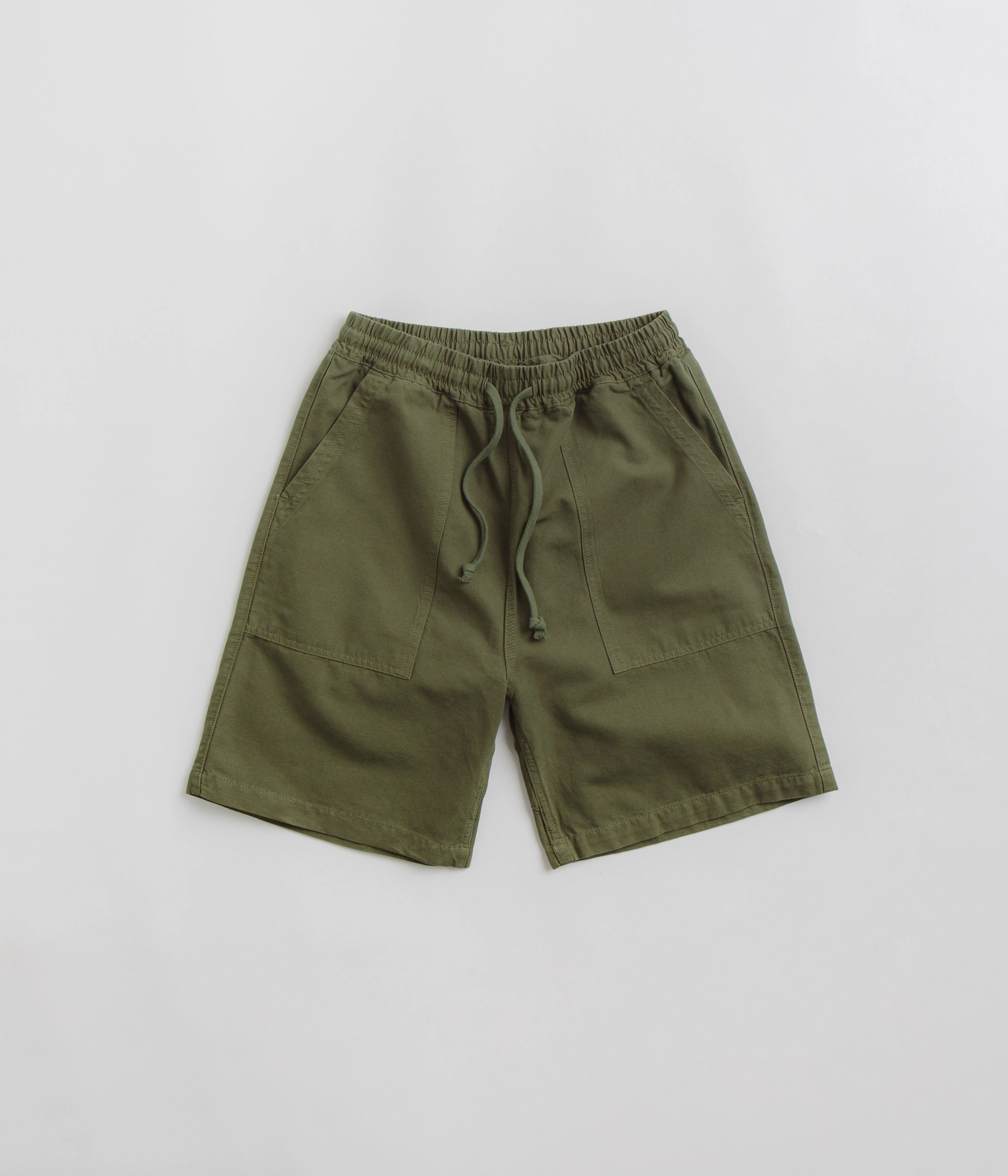 Service Works Classic Chef Shorts - Olive Abrasion Dispersing Weave Comfortable Waistband