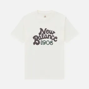 Tagless Labeling StaticResistantTextile MADE IN USA 1906 GRAPHIC TEE - SEA SALT