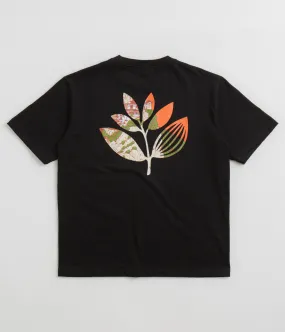 Magenta Dojo T-Shirt - Black pants silhouette