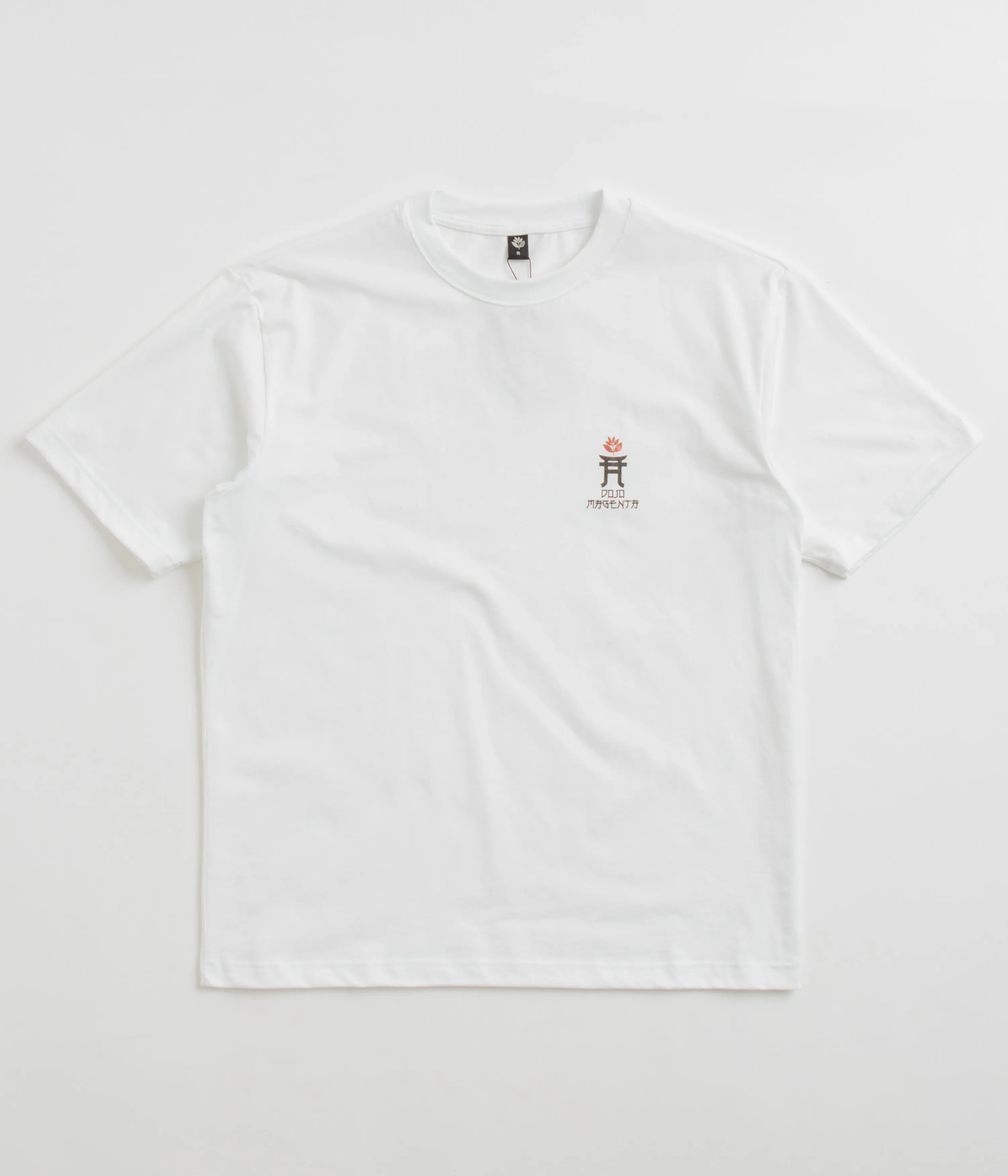 Magenta Dojo T-Shirt - White Indoor clothing Subtle patterns