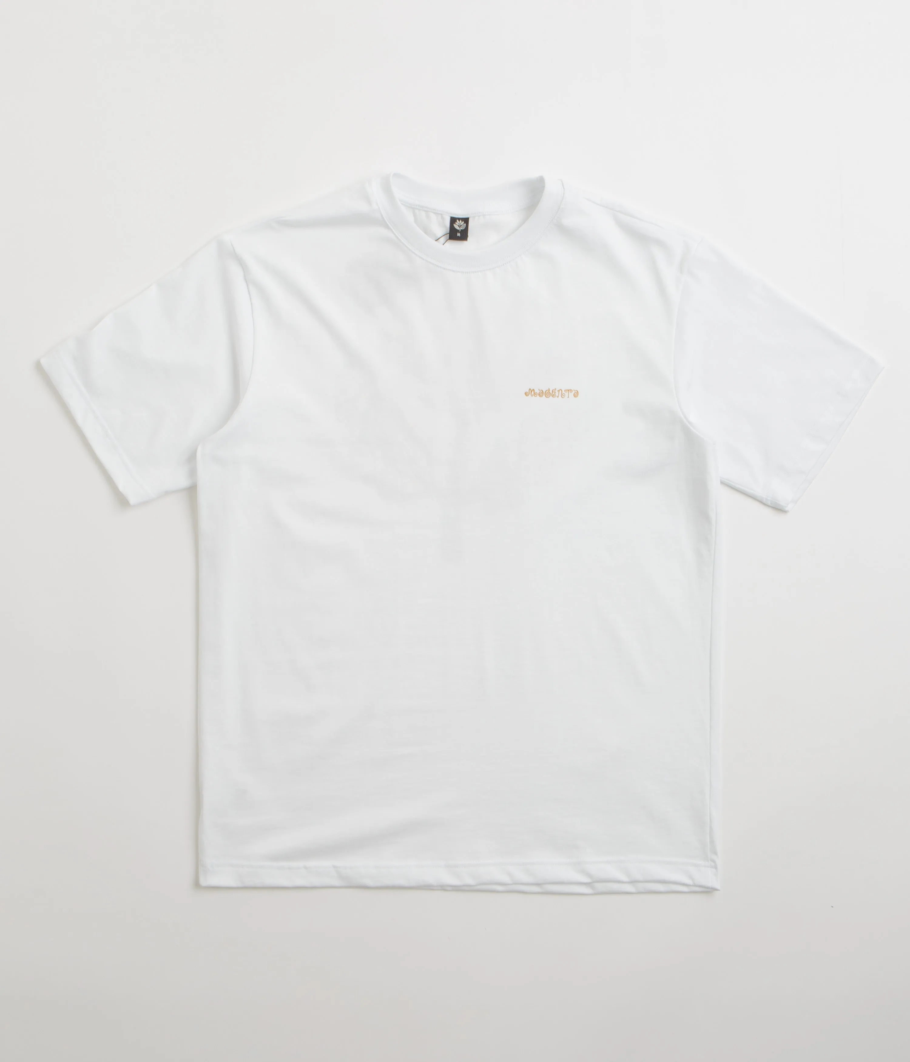 Adjustable Waist Magenta Life T-Shirt - White