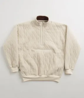 Magenta Lunar Quilted High Neck Sweatshirt - Natural Tall Effortless Style