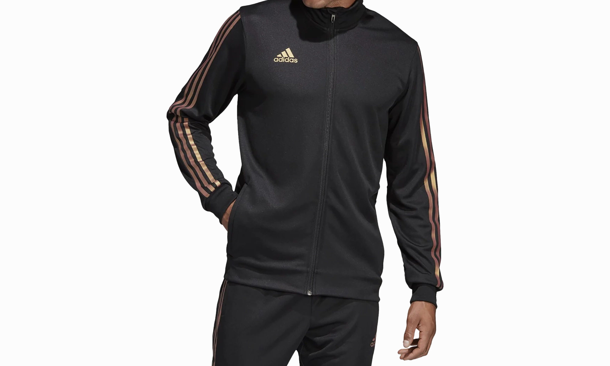 HypoallergenicMaterial Saga Fit Soccer Tiro Track Jacket "Black / Nude Pearl Essence"