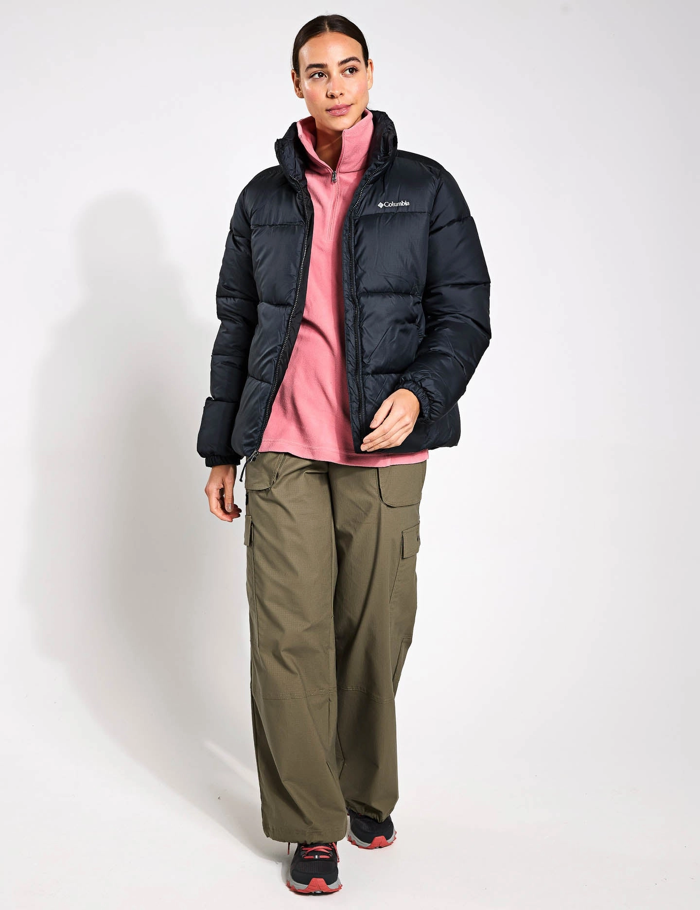 Puffect II Puffer Jacket - Black High Neck