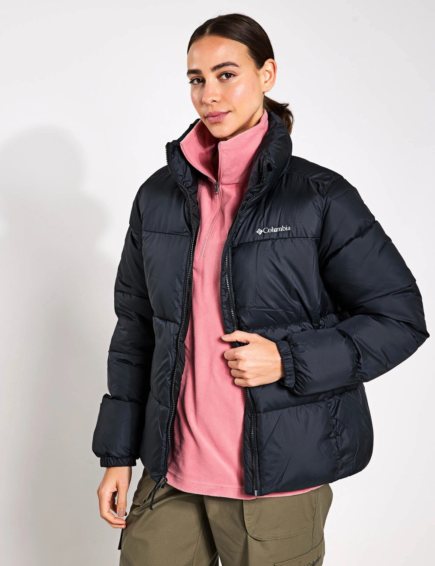 Nylon Cover Puffect II Puffer Jacket - Black