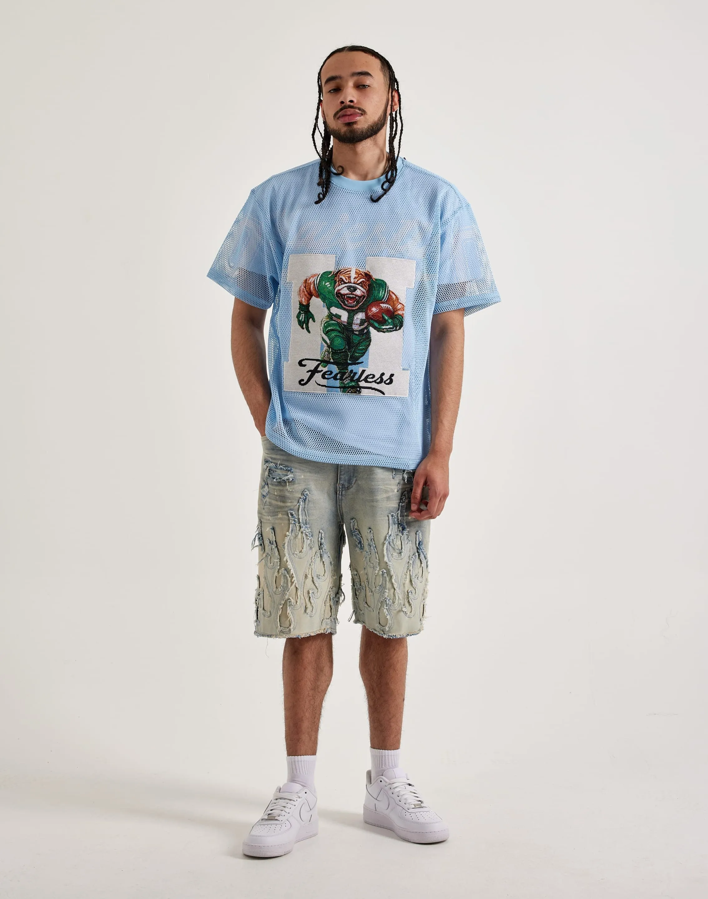 Majestik Dog Mesh Tee Strong Glow Wild Mood
