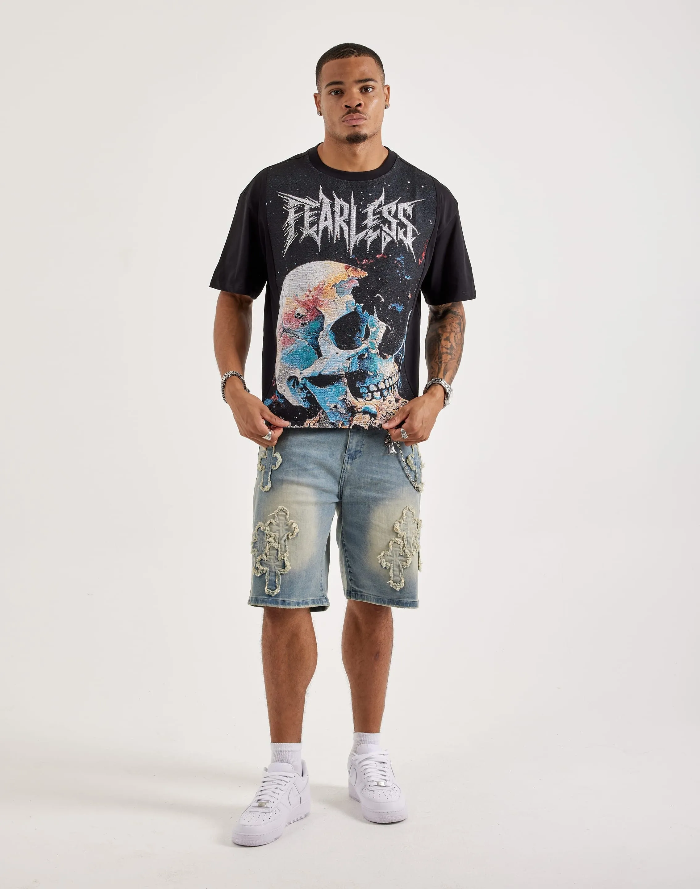 Run Glow Majestik Fearless Tapestry Tee