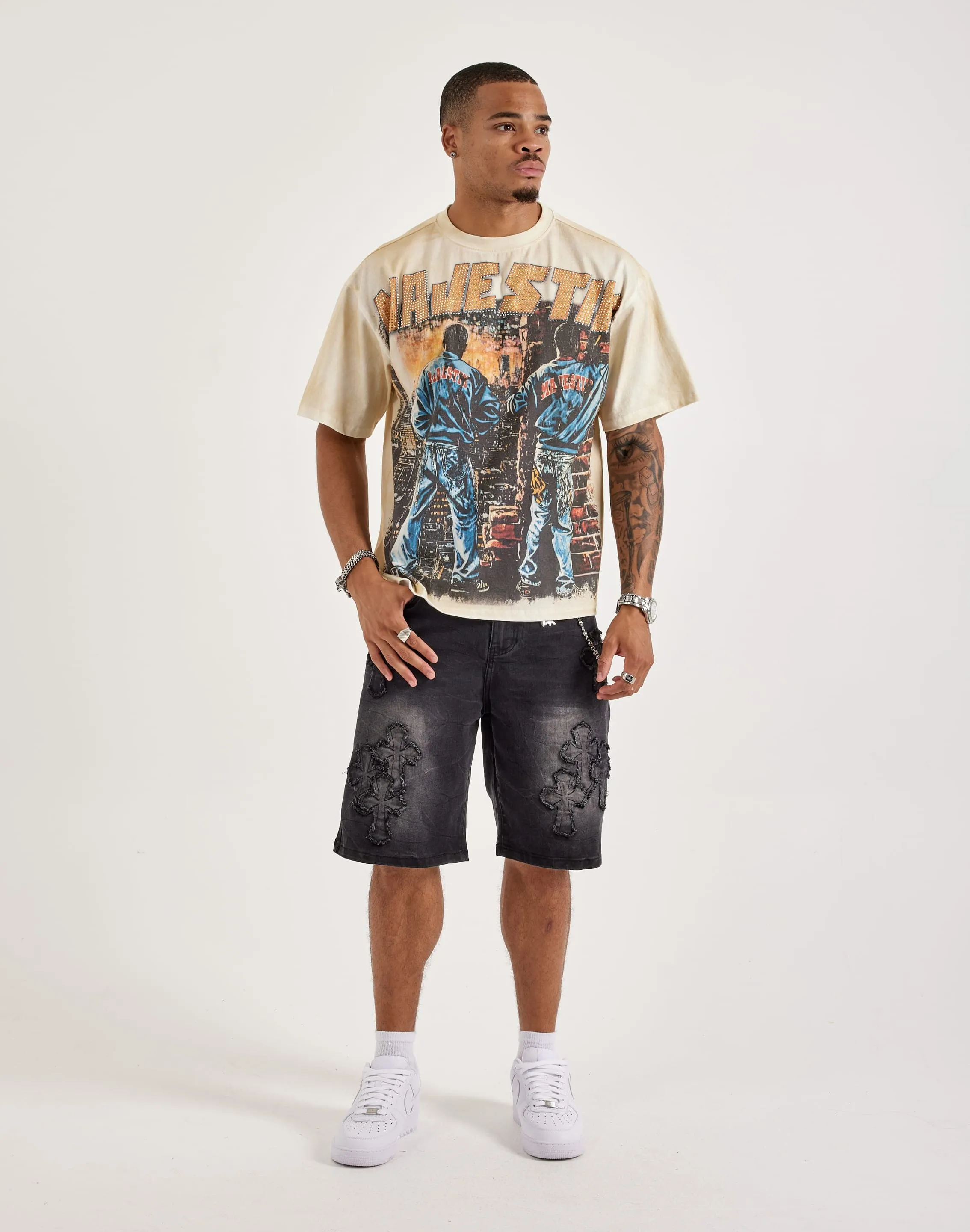 Travel Proof Heart Soul Majestik Graffiti Wall Tee