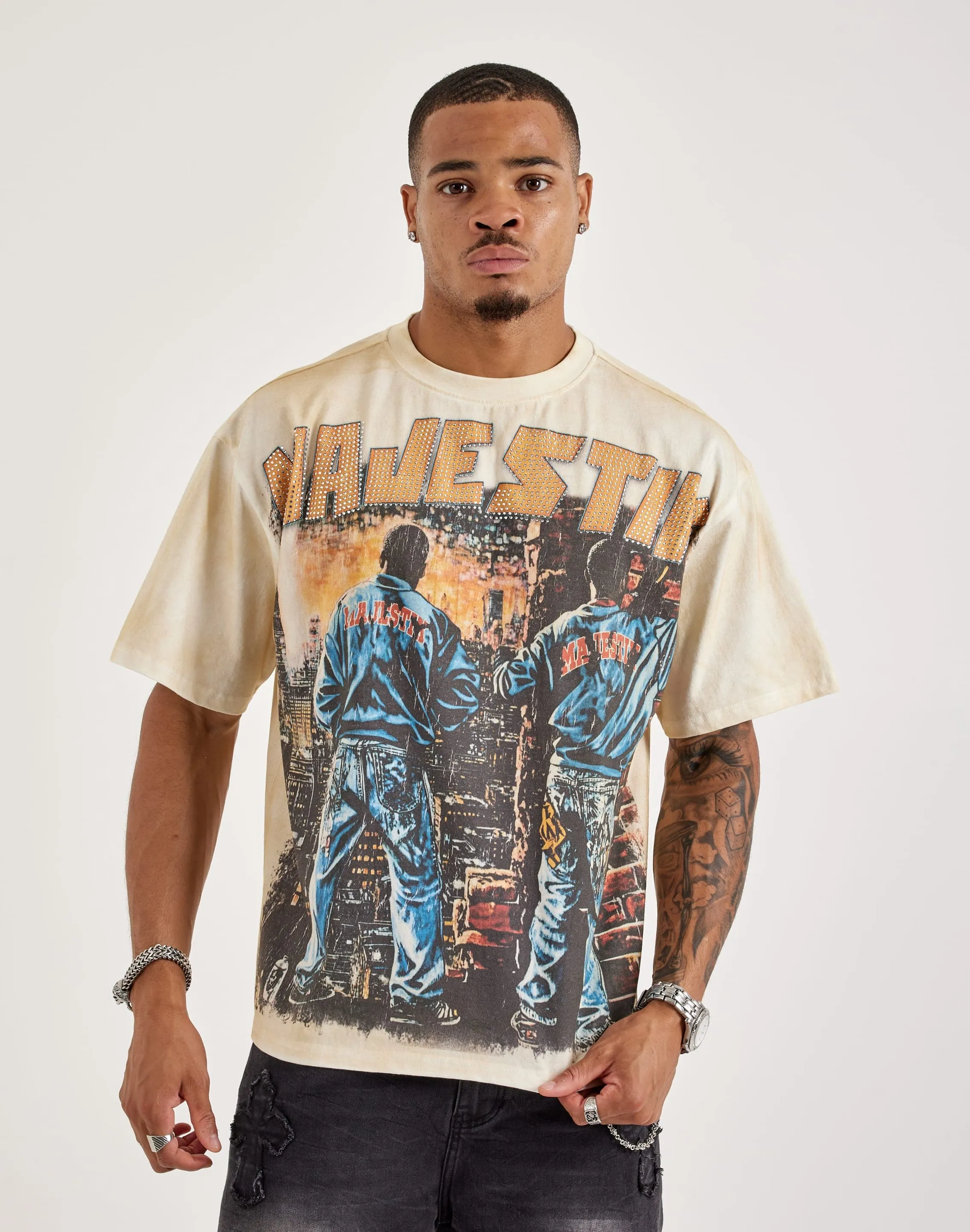 Shimmer Core AbrasionResistant Majestik Graffiti Wall Tee