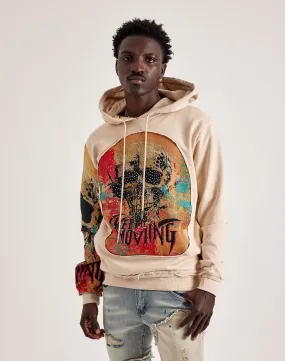 Majestik Keep It Moving Tapestry Mix Hoodie Carnival Look Sprint Fit