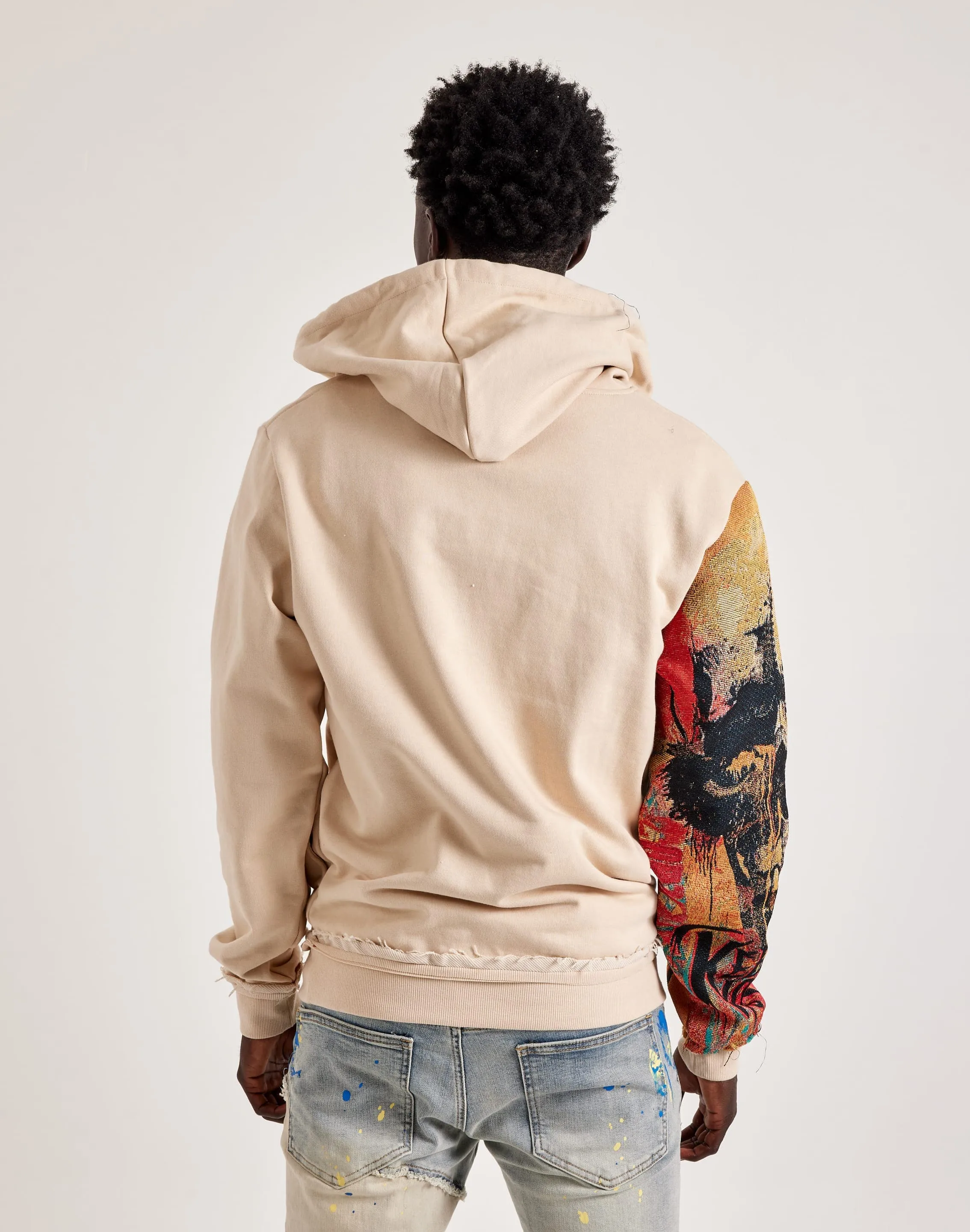 Majestik Keep It Moving Tapestry Mix Hoodie MoistureManagement Technology Reflective Safety Accents