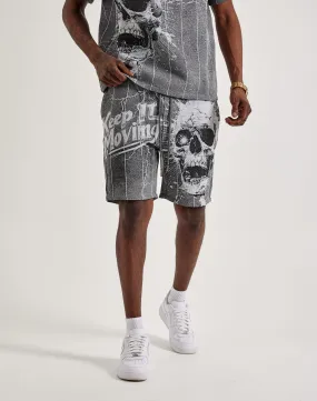 Majestik Keep It Moving Tapestry Shorts Antibacterial Treatment Modular Attachment System