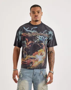 Majestik Stallion Tee Raw Linen Ethic Core