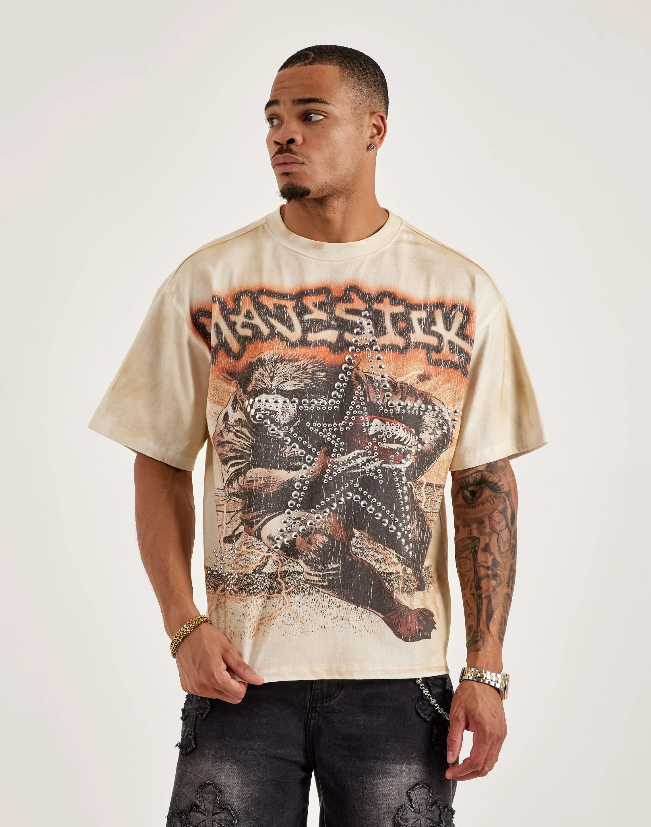 Peace Glow Majestik Star Tee