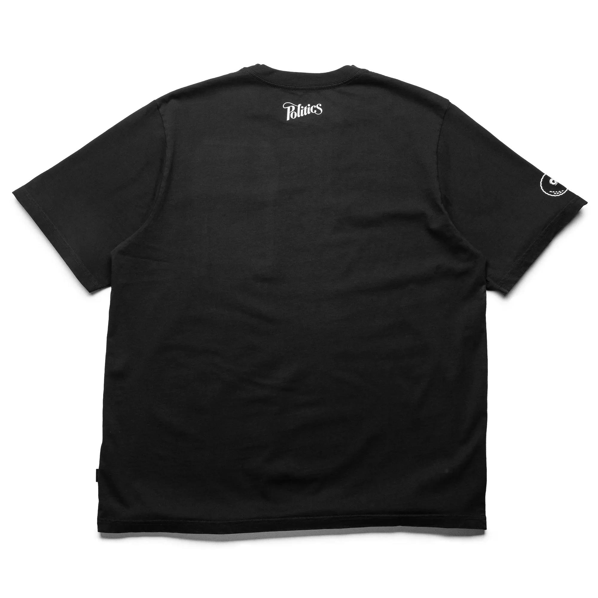 tall size Malbon Golf Pocket Tee - Black