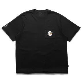 Malbon Golf Pocket Tee - Black lounge event Flexible Shoulder Construction