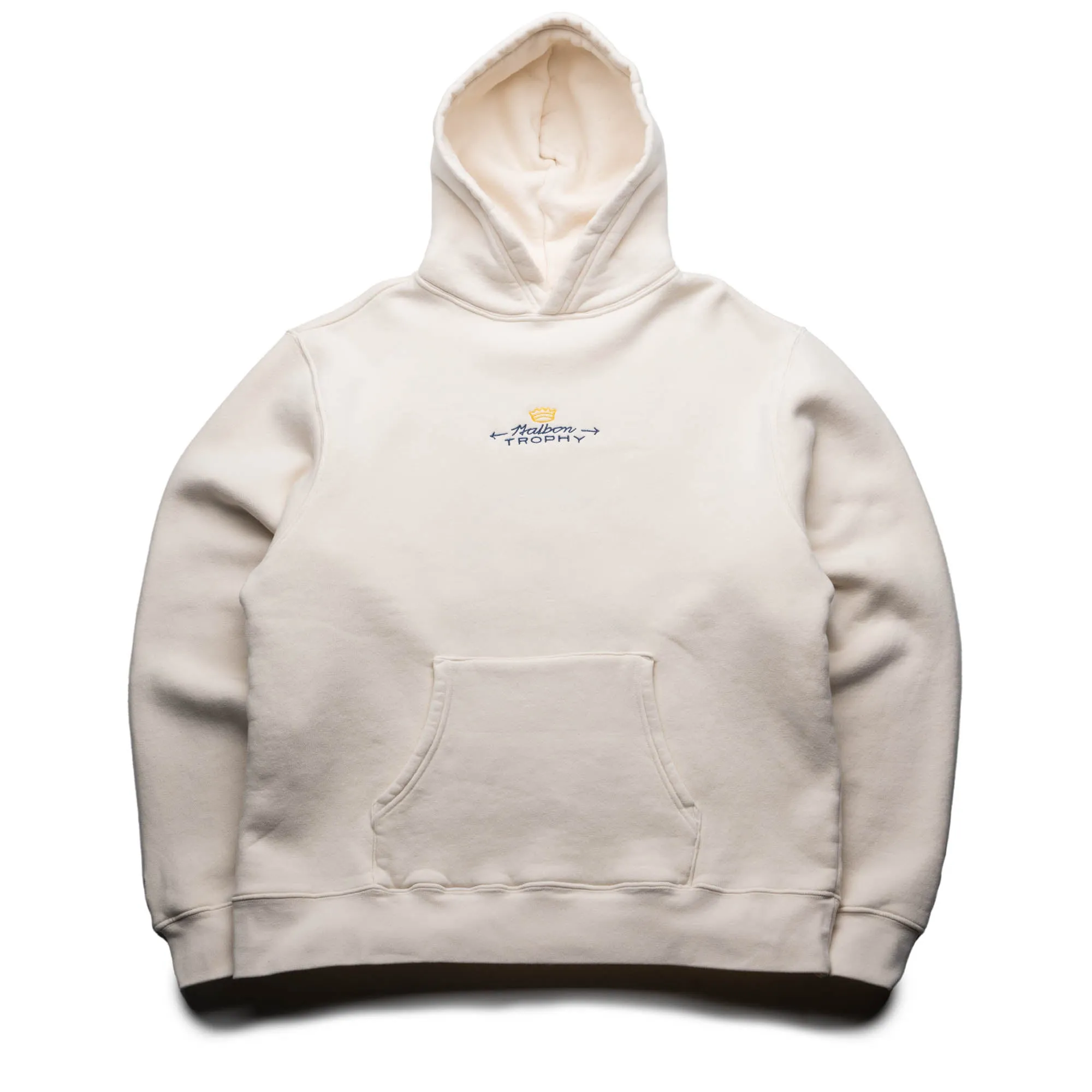 Midweight Material Comfy Apparel Malbon Golf Trophy Hoodie - Ivory