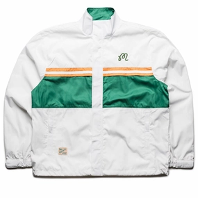 Rain Blocker Urban Wear Malbon Golf Costanzo Windbreaker - White