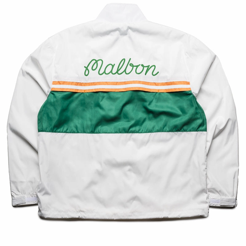 Elegant actors Malbon Golf Costanzo Windbreaker - White