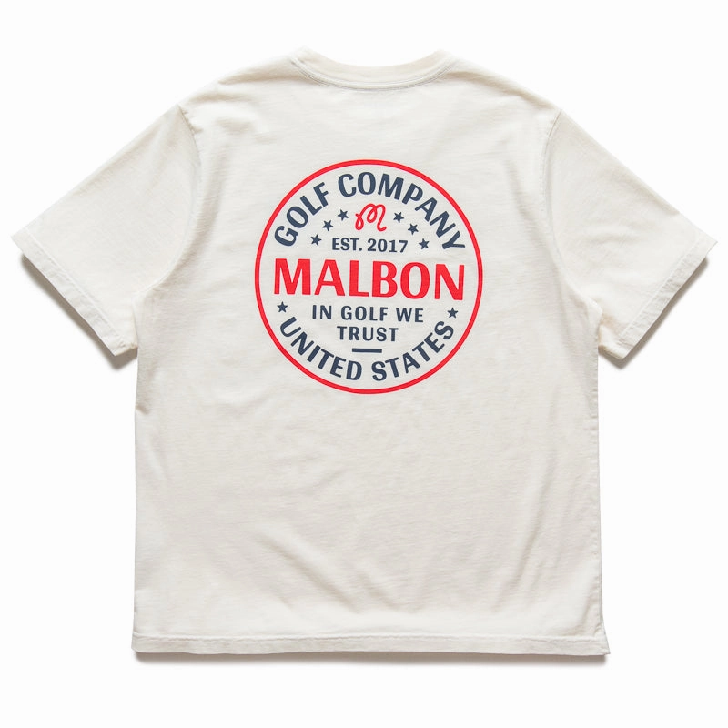 Customizable Malbon Golf In Golf We Trust Tee - Natural