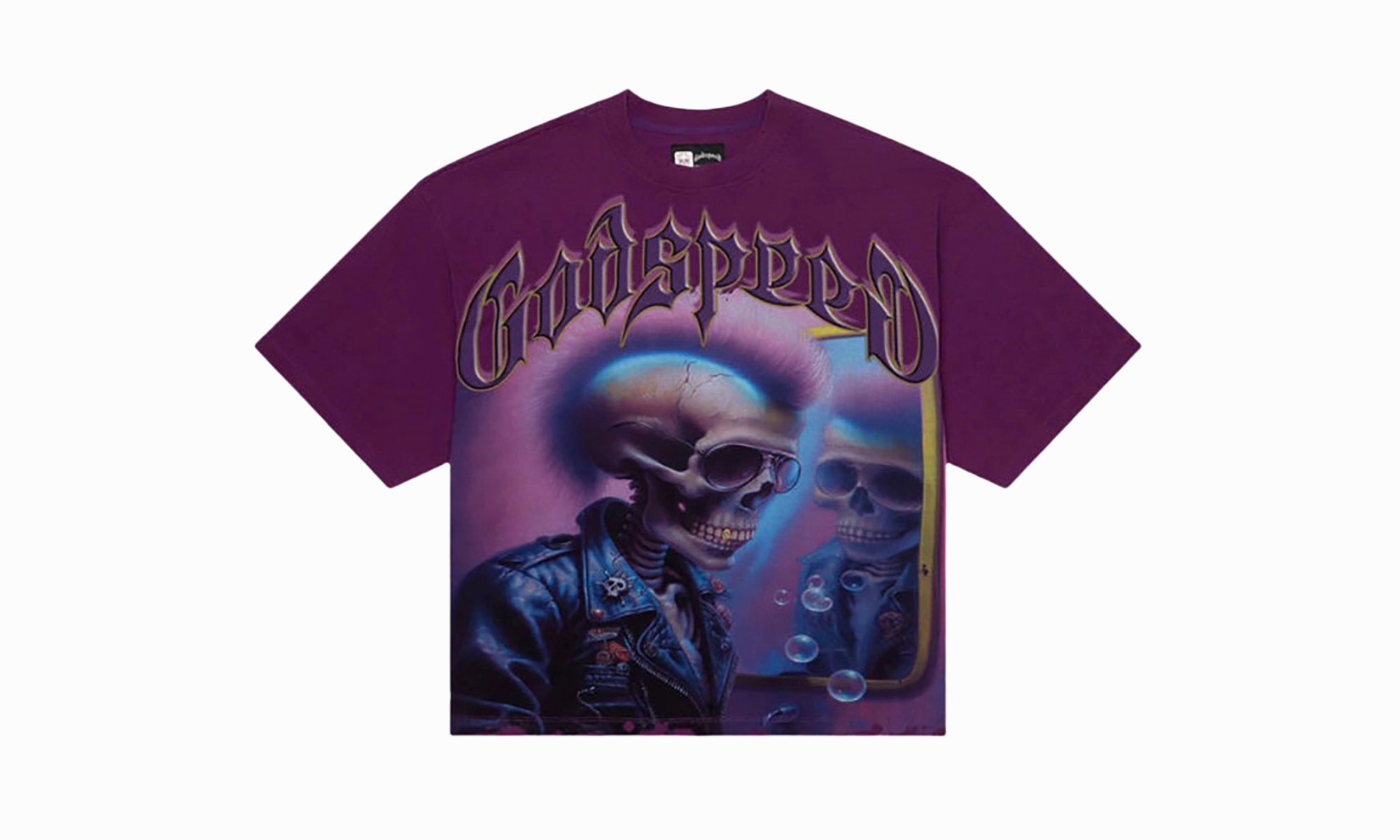Man in the Mirror T-Shirt "Purple" Glitter Fit