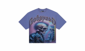 Reflective Safety Accents Man in the Mirror T-Shirt "Sapphire"