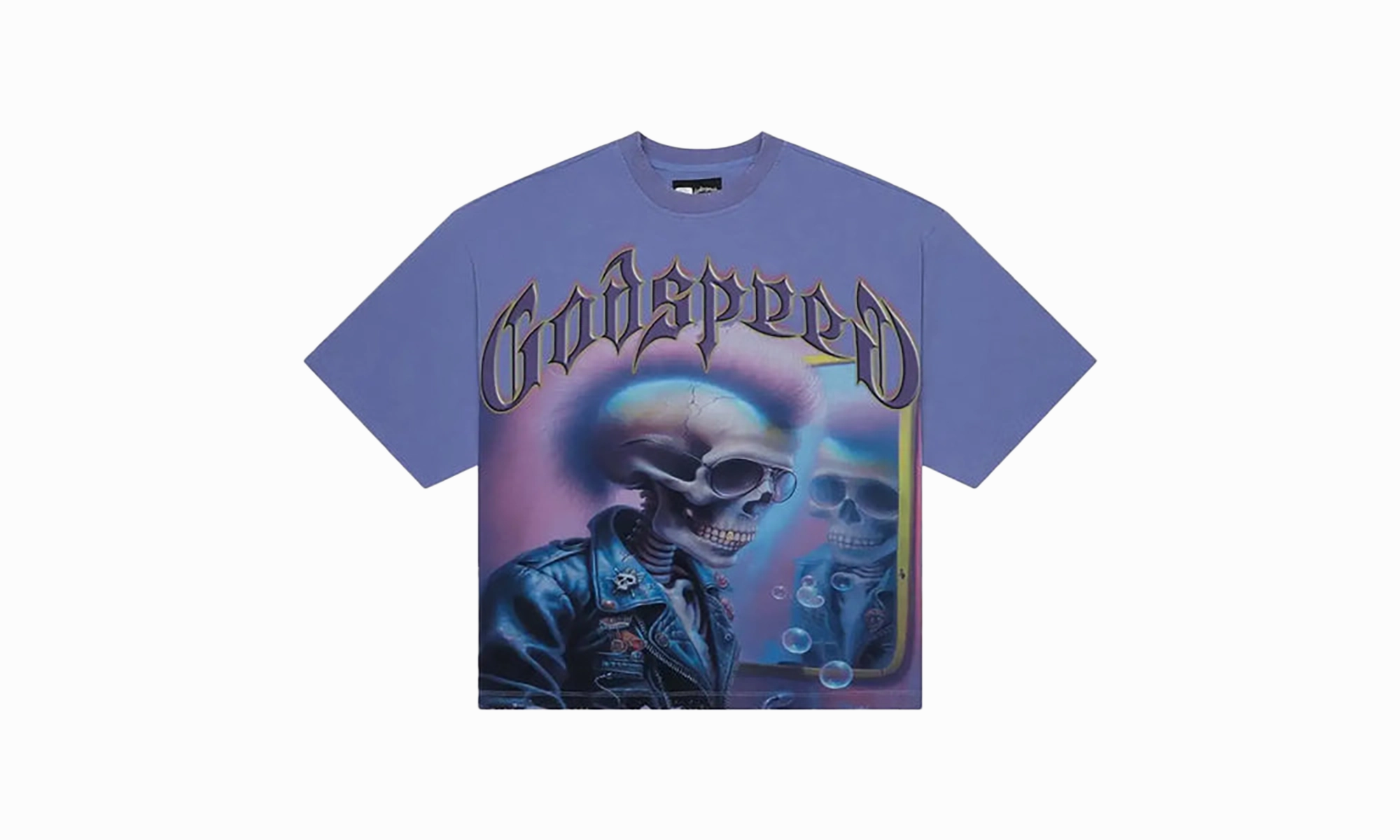 Man in the Mirror T-Shirt "Sapphire" Sun Beam Glitter Fit