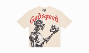 Mankind vs Ai T-Shirt "White/Red" AntimicrobialTreatment