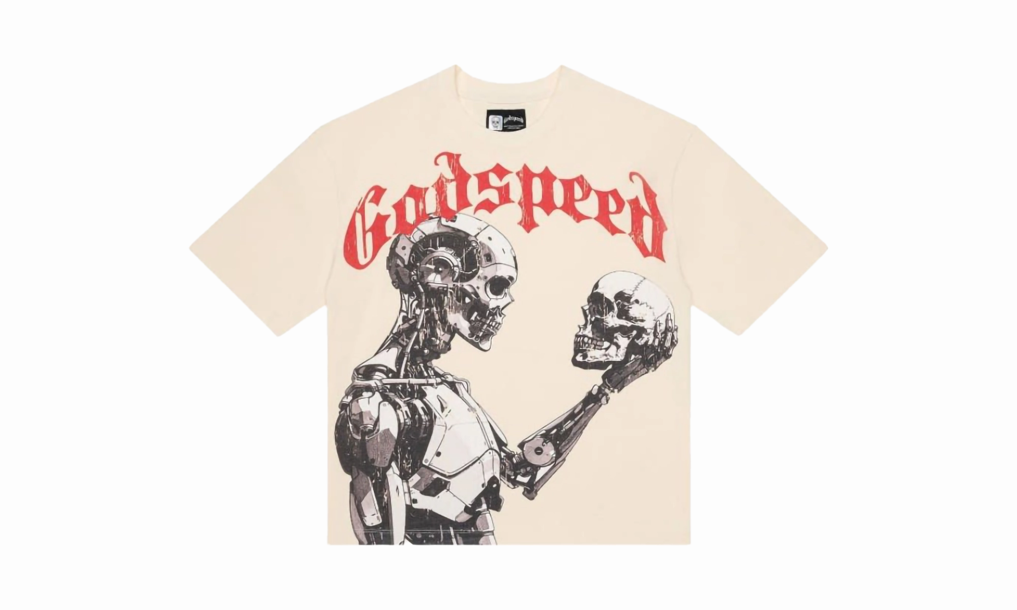 SnagResistant Weave Motion Core Mankind vs Ai T-Shirt "White/Red"