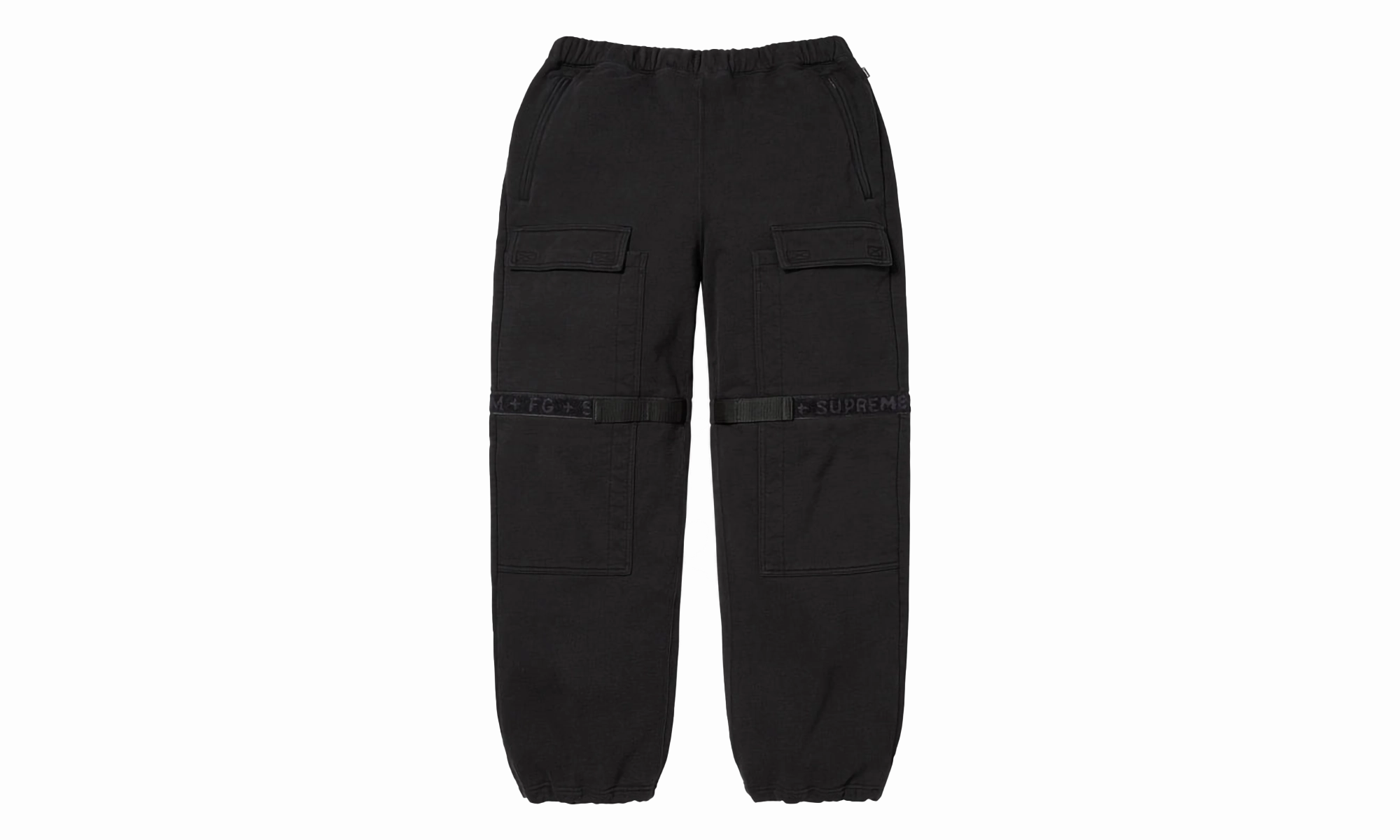 Marith?? Fran?ois Girbaud Shuttle Tape Sweatpants "SS25 - Black"