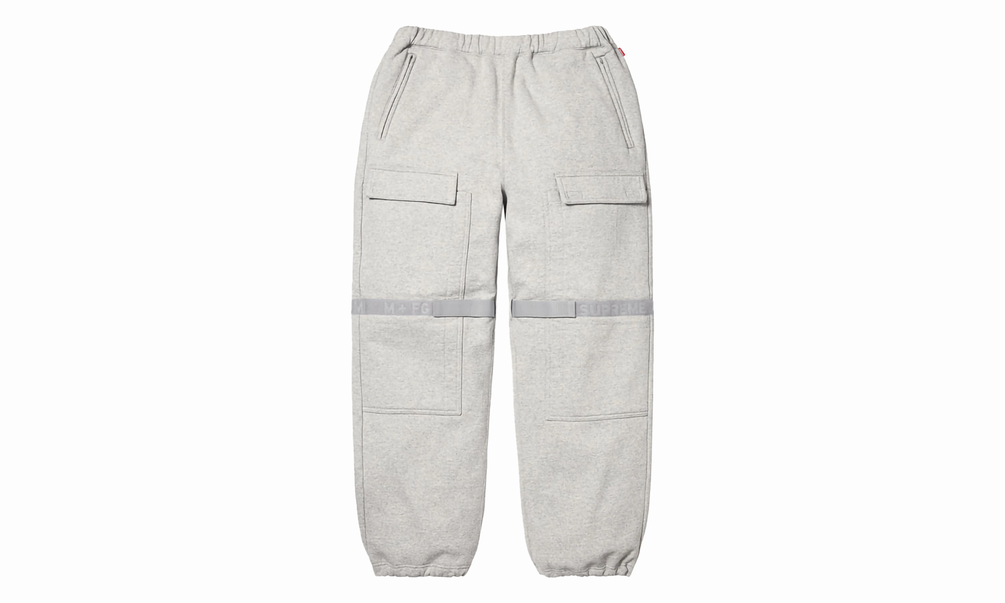 Marith?? Fran?ois Girbaud Shuttle Tape Sweatpants "SS25 - Heather Grey"
