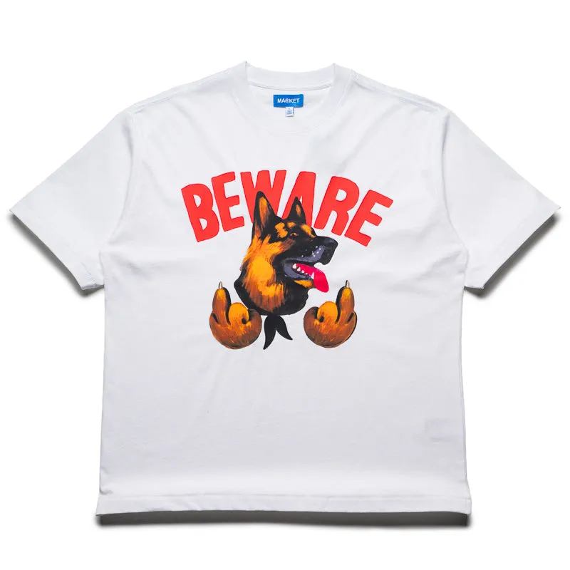 Market Beware These Tee - White active shorts silhouette