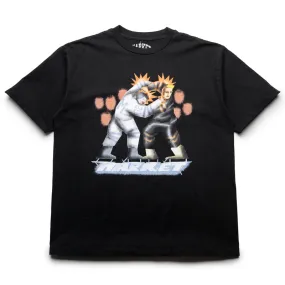 Market Gloves Down Tee - Black Coastal area Long Length