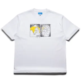 Airflow Enhanced Back Panel Market Good Screen Comic Tee - White