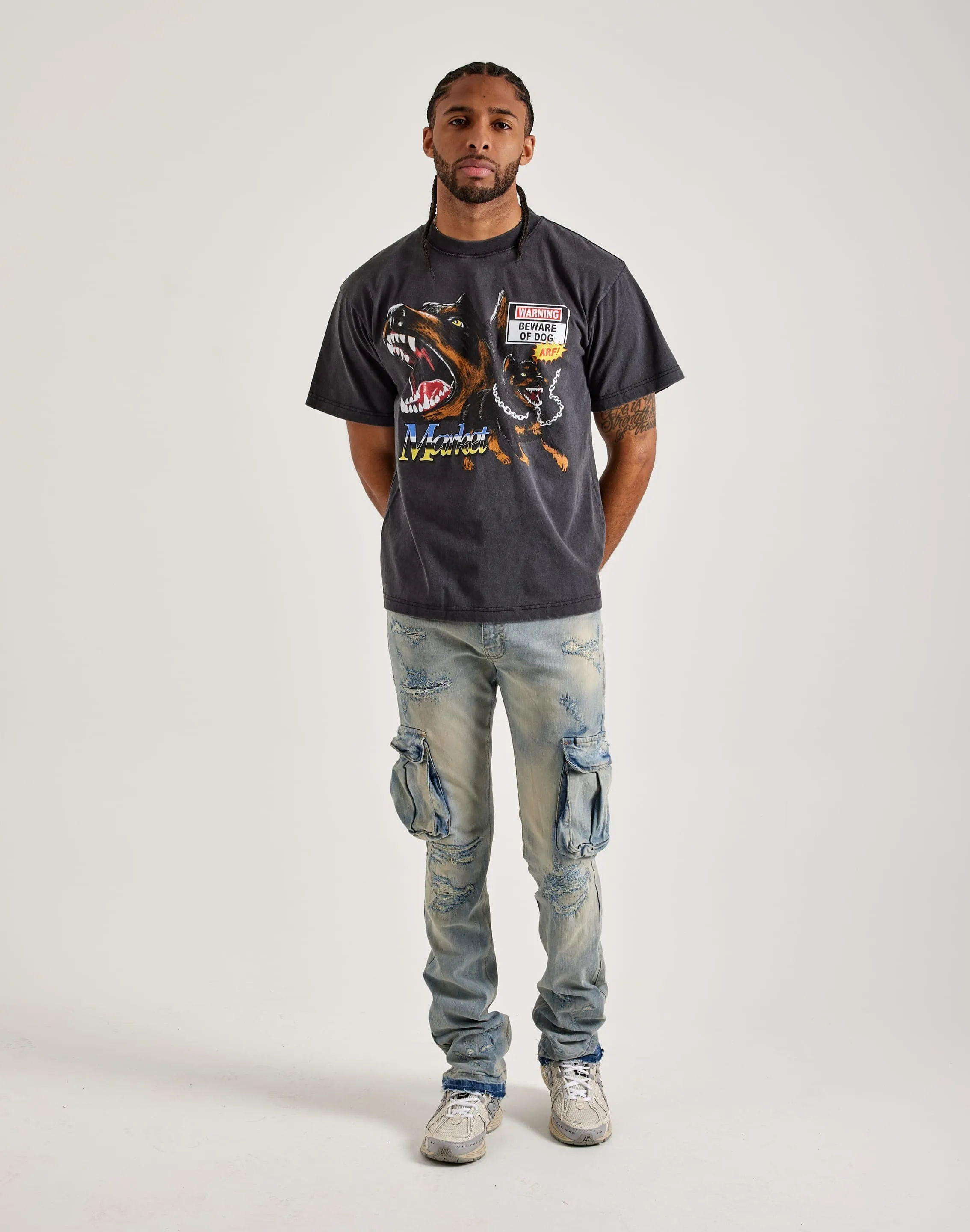 Market My Dogs Tee Muse Edge Ergonomic Pattern