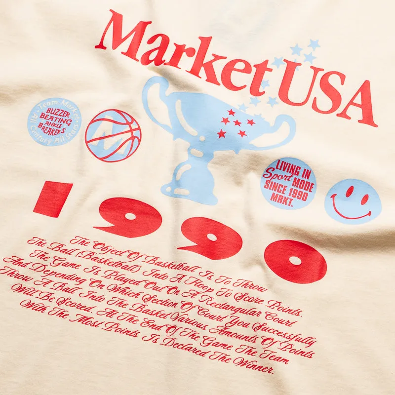 Indoor clothing Market Smiley 1990 Tee - Butter Cream