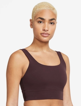 Zenvy Longline Bra - Burgundy Crush/Sail Seam-Free Construction
