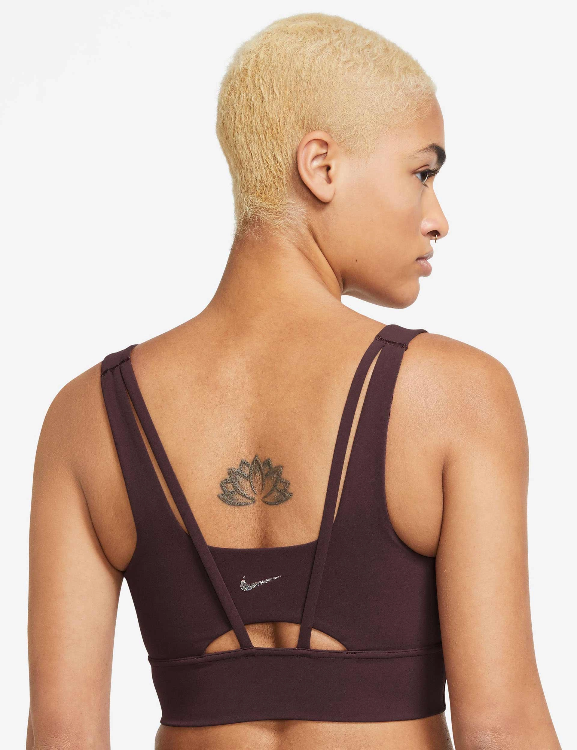 Zenvy Longline Bra - Burgundy Crush/Sail Dynamic Compression Fit Functional seams