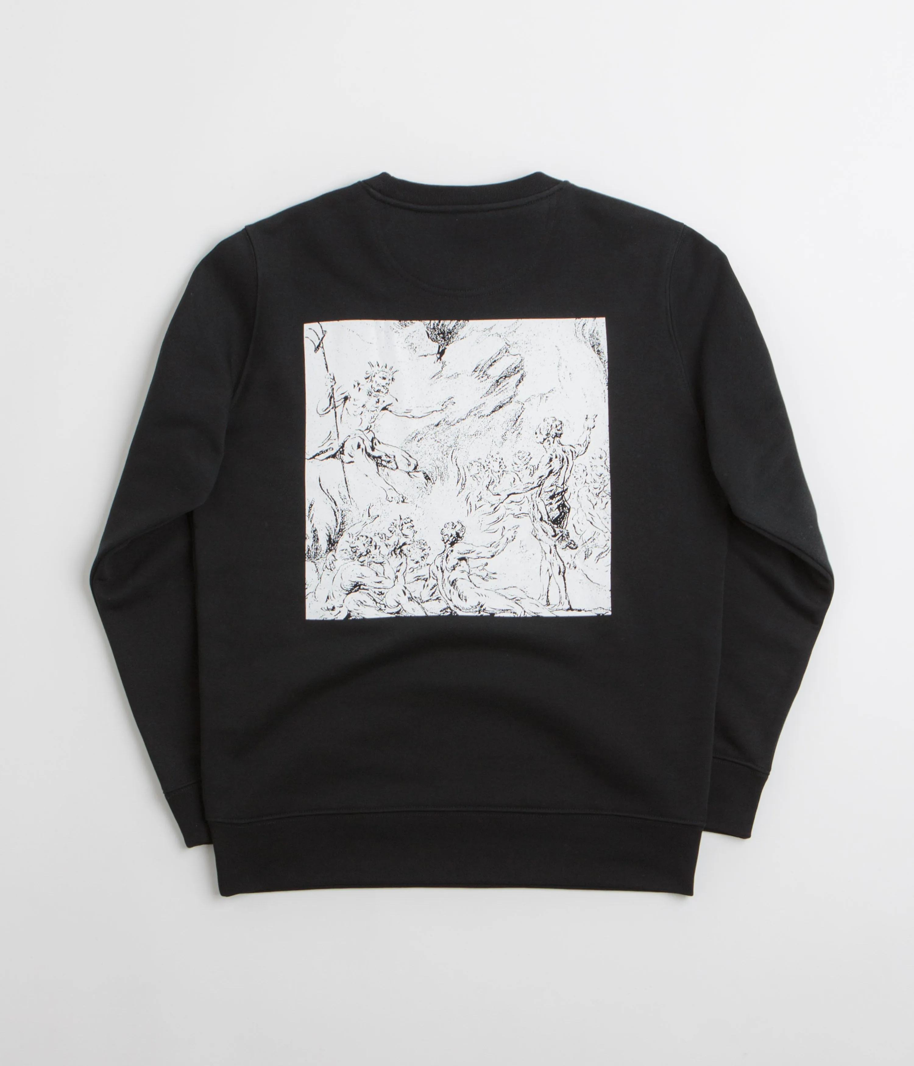 Poetic Collective Demon Crewneck Sweatshirt - Black glove accents