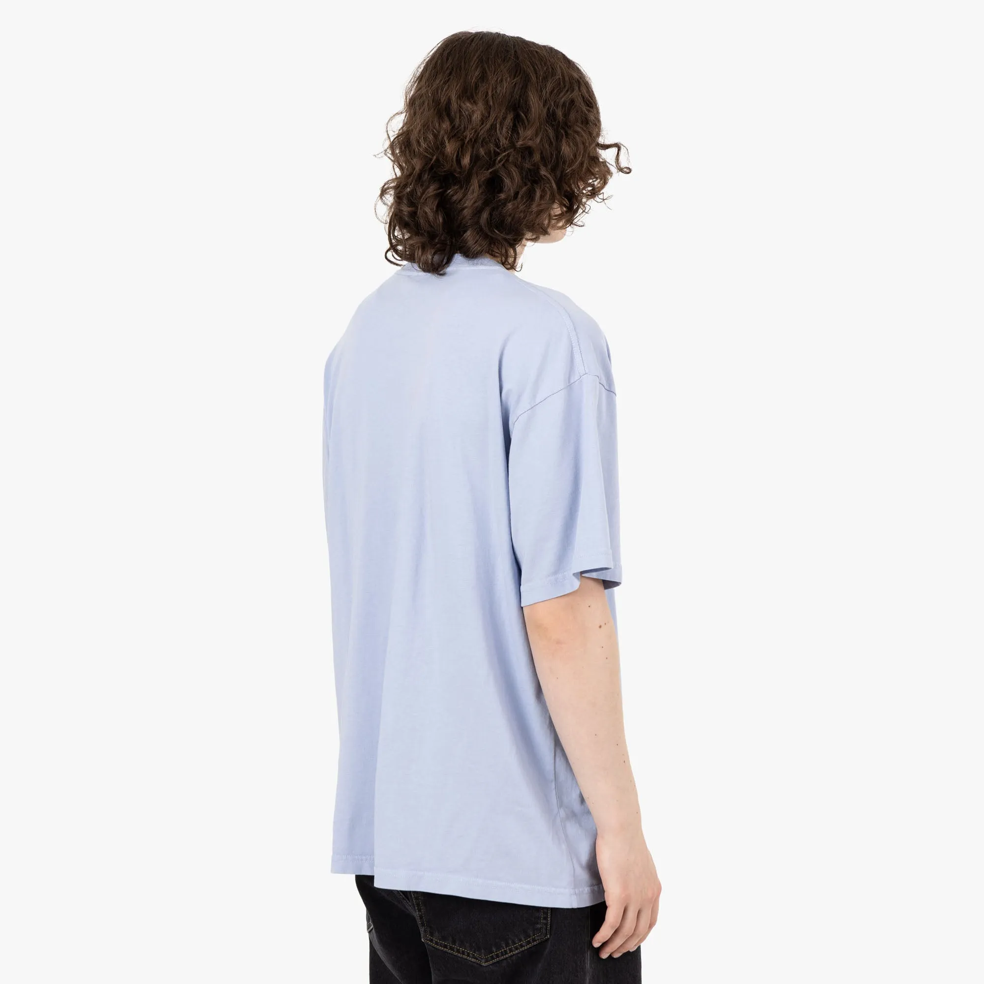 Loungewear art gallery event Brain Dead Born 2 Die T-shirt / Periwinkle