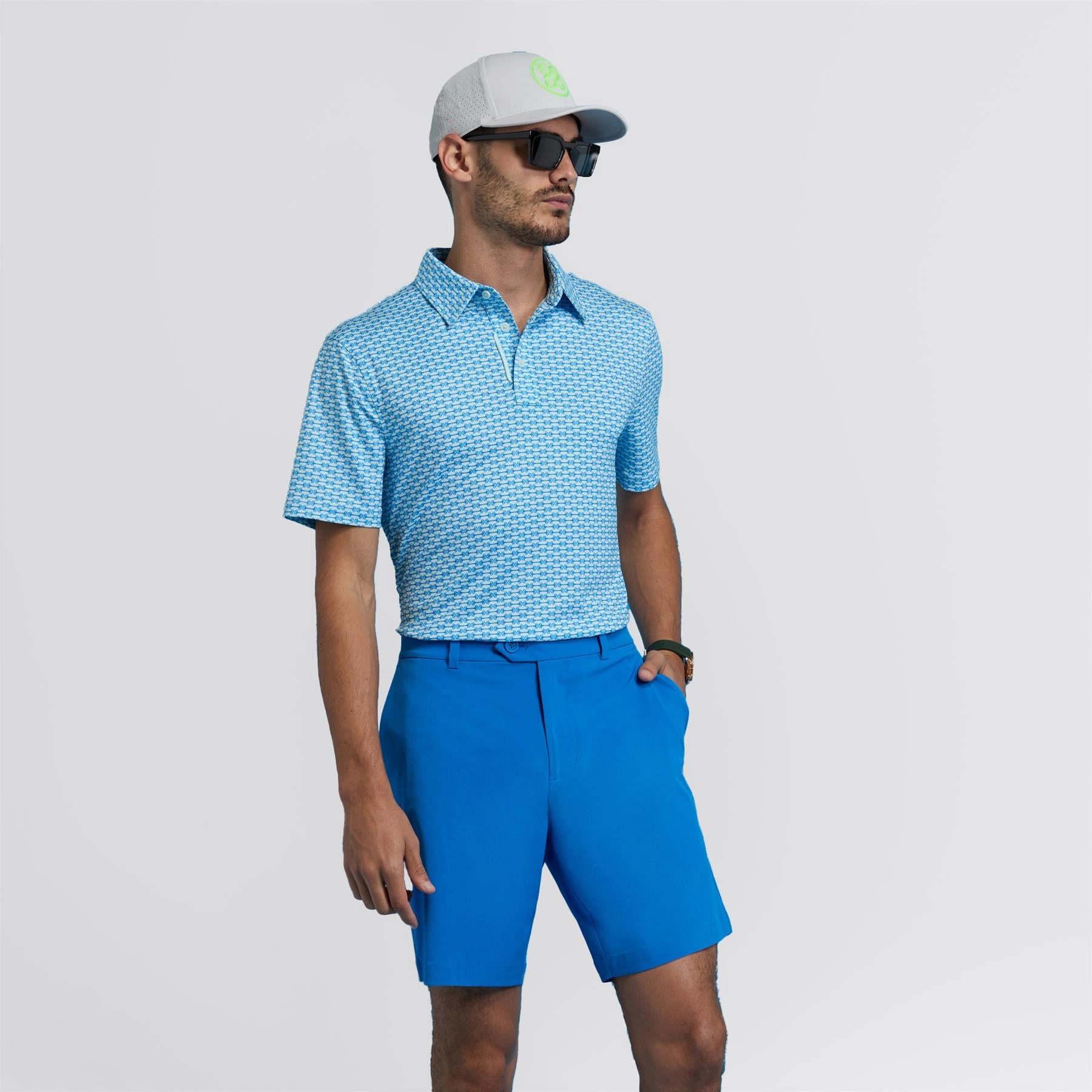 Maverick Four-Way Stretch Shorts Lisbon Double Layered Hem WindResistantWeave