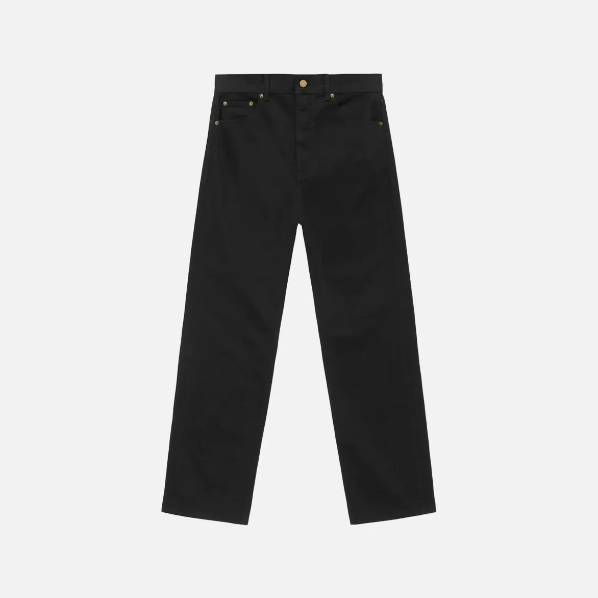 ESSENTIALS 5 PACKET JEAN - JET BLACK FlexibleNeckline AbrasionResistant Fabric