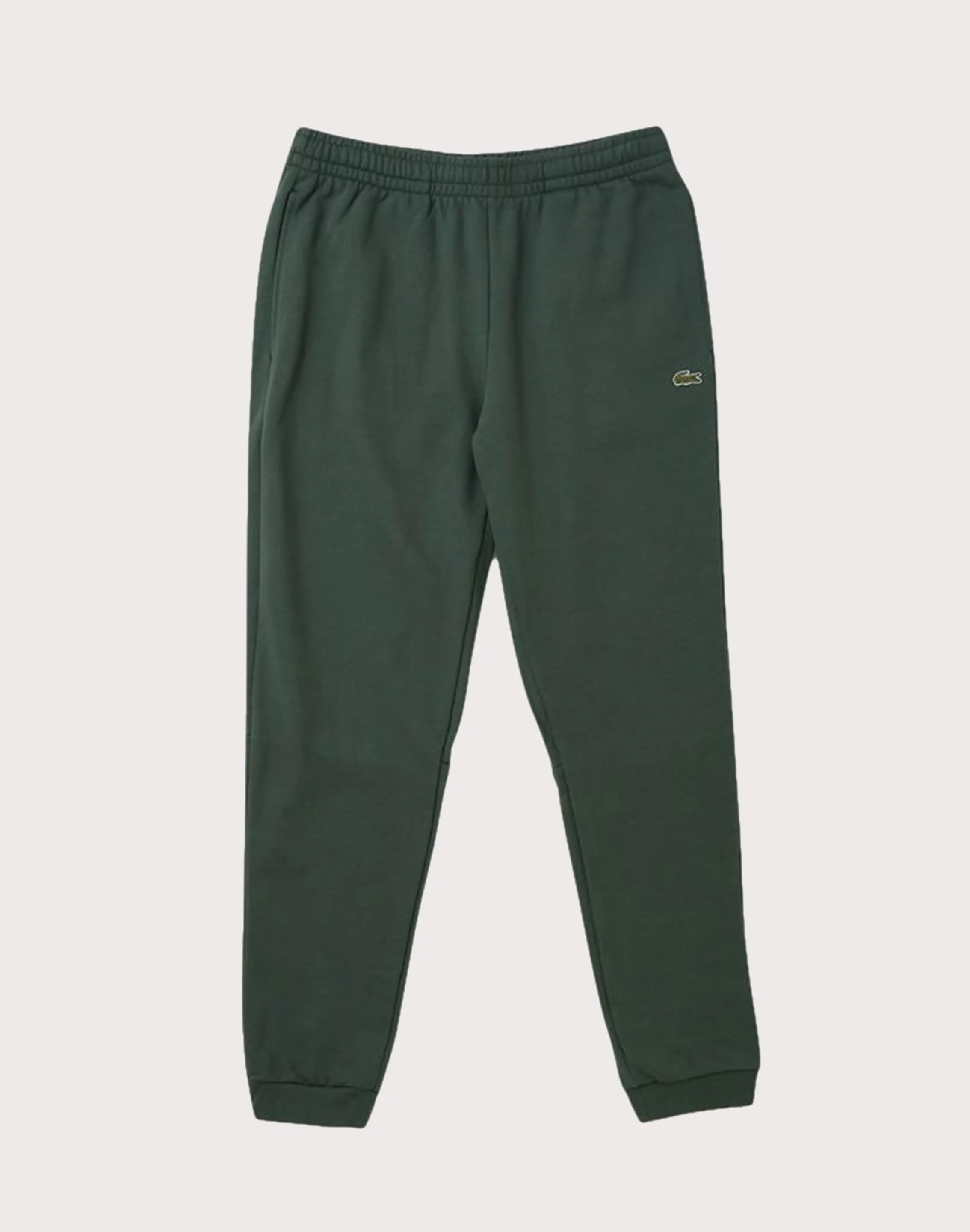 Colorfast Dye Lacoste Solid Fleece Olive Jogger